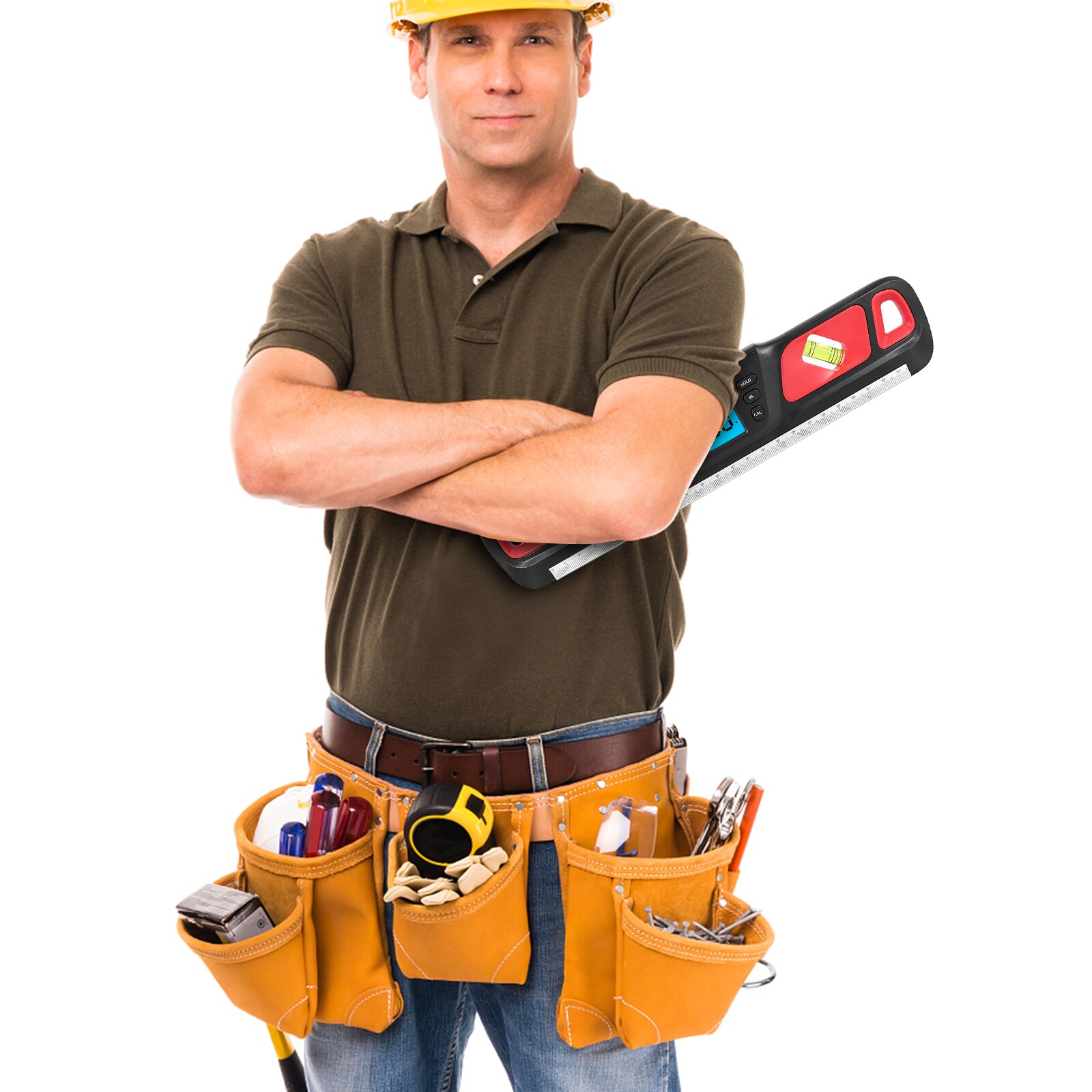 Digital Level Inclinometer HW-200 Electronic LED Display Protractor Measuring Tool Instrument Magnetic Base Digital Level Tool