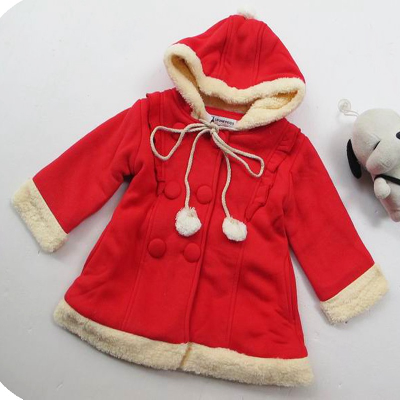 Manteau d'hiver pour enfants taille 6T | Manteau rouge pour enfants en bas âge, veste à capuche, Costume de noël et de nouvel an, vêtements pour bébés