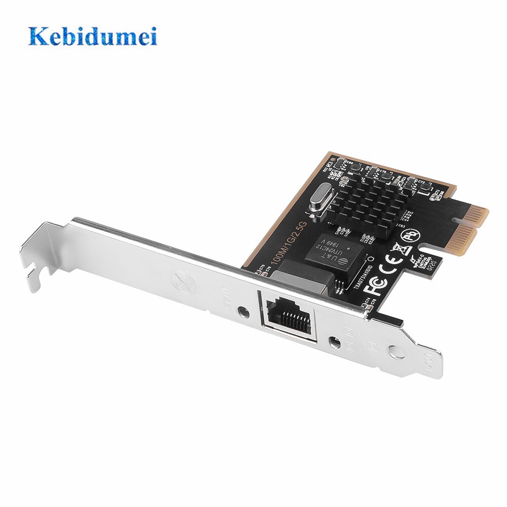 PCIe1X 2.5G Lan Card 2500Mbps Gigabit Network Card 2.5G PCI Express rj45 Network Adapter TXA073 10/100/1000Mbps