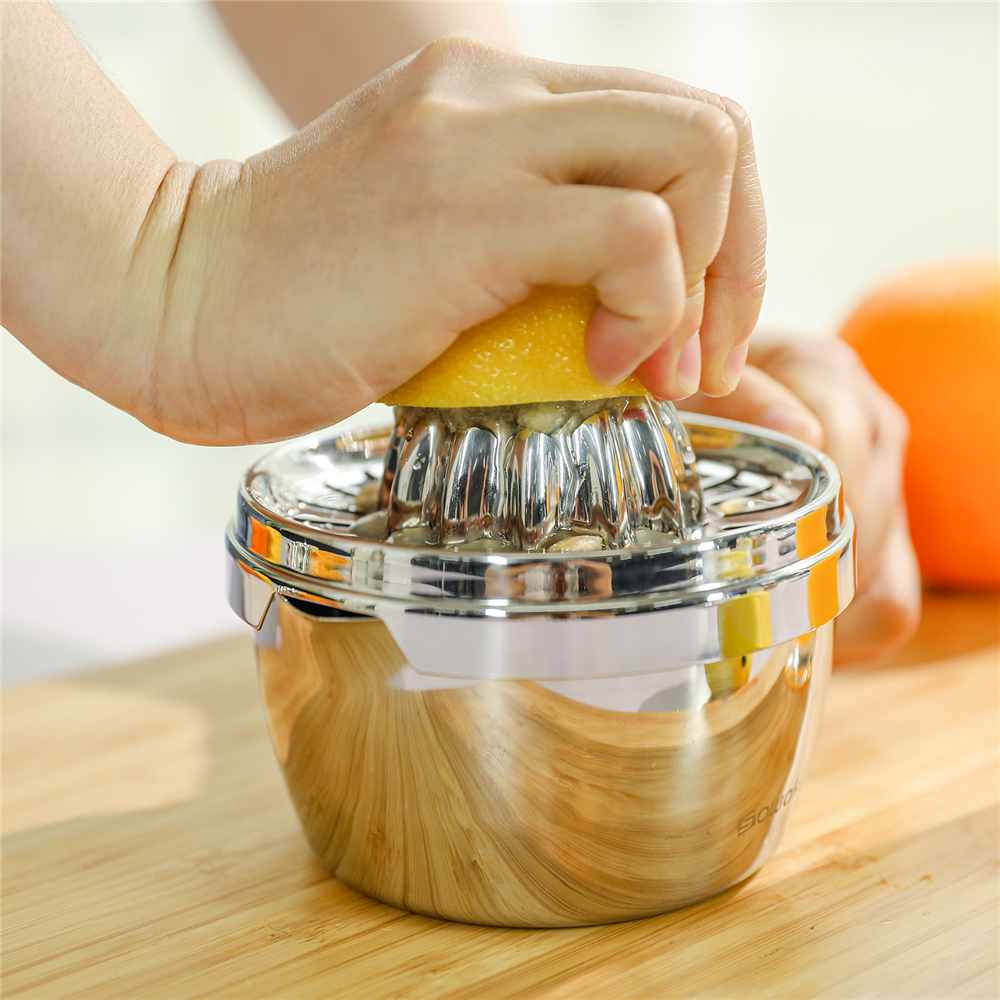 Manual Citrus Juicer Portable Stainless Steel Lemon Orange Manual Fruit Juicer Tools Pressed Juice Maker Kitchen Accessories