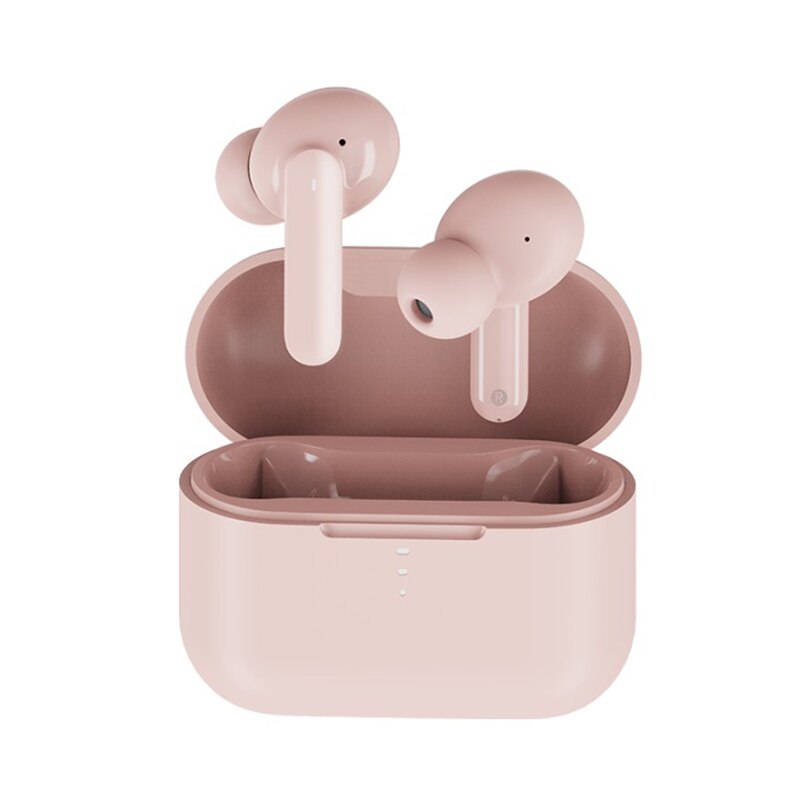 QCY T10 Bluetooth Drahtlose Kopfhörer Dual-Anker in-ohr Kopfhörer APP intelligente steuerung 4 mikrofon Lärm reduktion: QCY-T10-Rosa