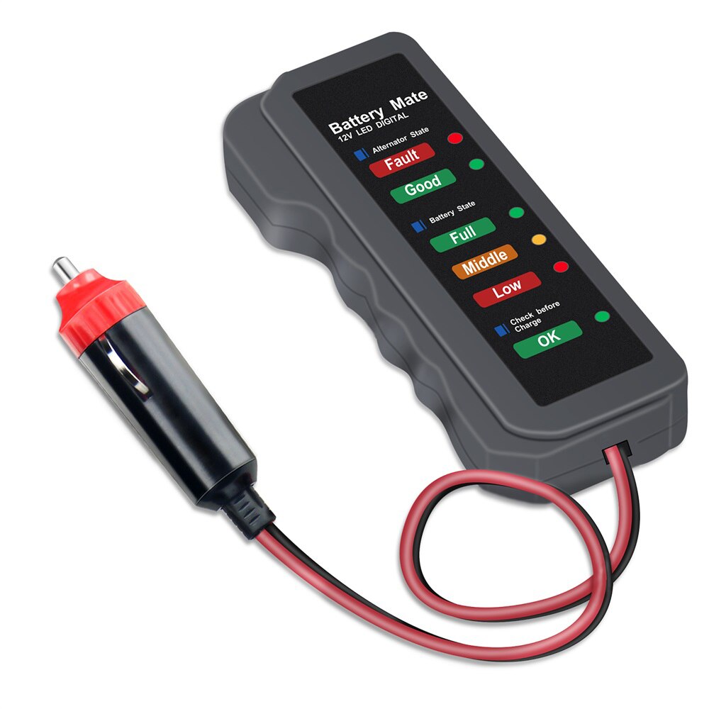 Universal Car Brake Fluid Tester Oil Check and Battery Testers Alternator Charging Vehicle Automotive Testing Tool: BM320