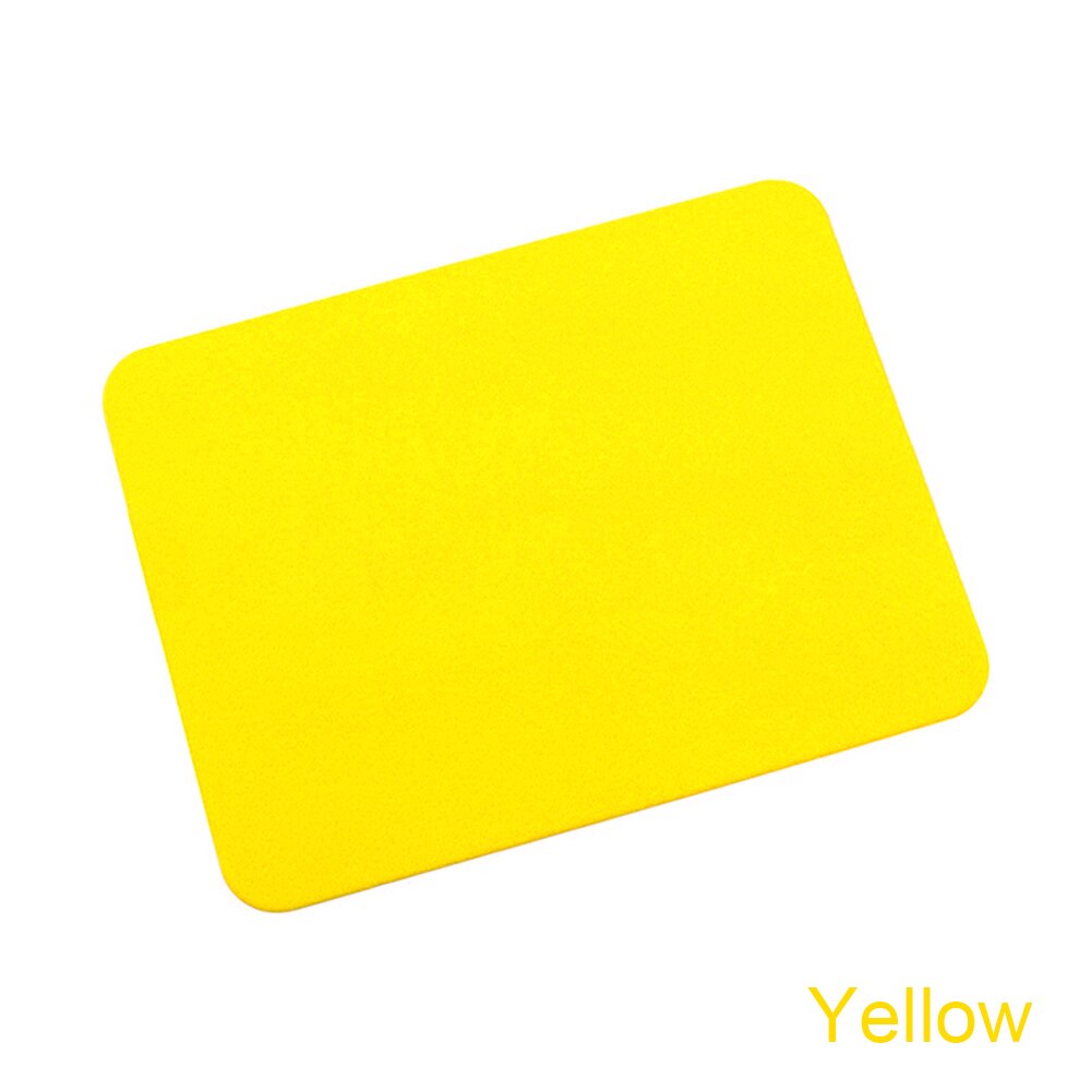 Office Silicone Mouse Pad Non-Slip Mousepad Washable Small Mouse Mat 8.1 * 6.2 Inches for Computer Laptop Office Work Home: YELLOW