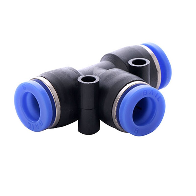 "Y" Pneumatic Connector Tee Union Push In Fitting for Air Pipe joint OD 4 6 8 10 12 14 16MM Pneumatic Fittings car accessories