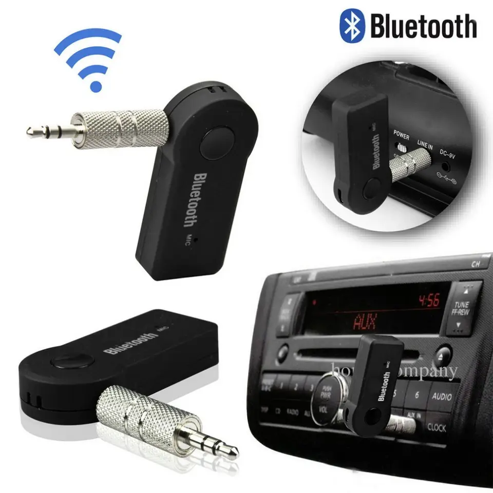 Bezprzewodowy samochodowy odbiornik Bluetooth Adapter 3,5 mm gniazdo stereo bezprzewodowy odbiornik muzyczny aux adapter bluetooth do samochodu