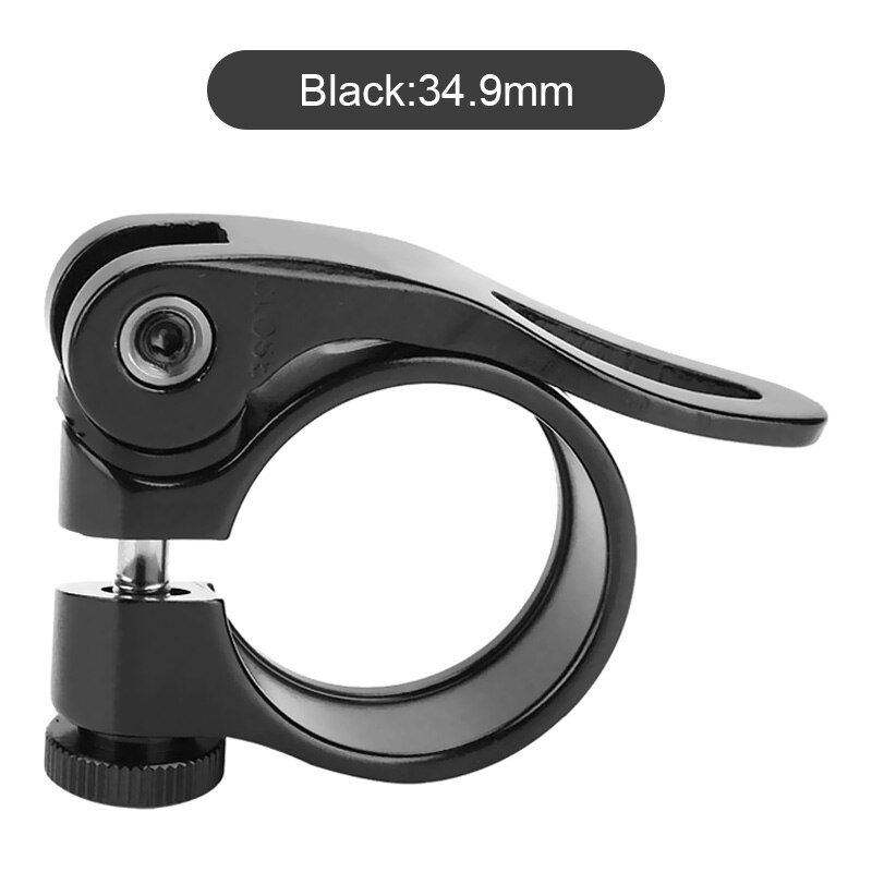 Bike Seatpost Clamp Aluminum Ultralight Quick Release Bicycle Seat Post Clip Bicycle Parts 31.8mm 34.9mm: 34.9mm C