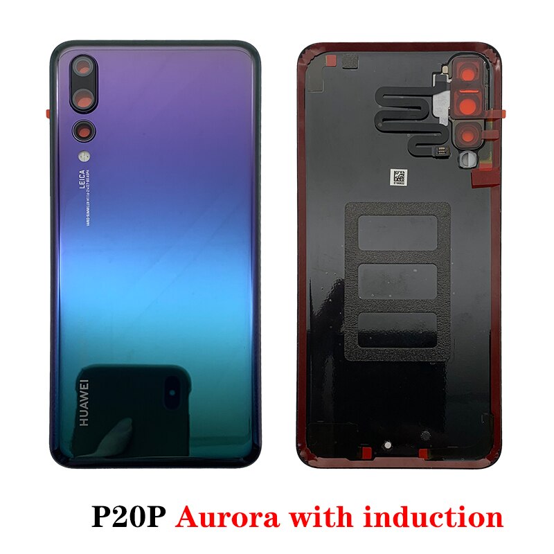 100% Originele Huawei P20pro Batterij Cover Voor P20 Pro Vervang De Batterij Cover Met Camera Cover P20 Pro: Aurora With sensor