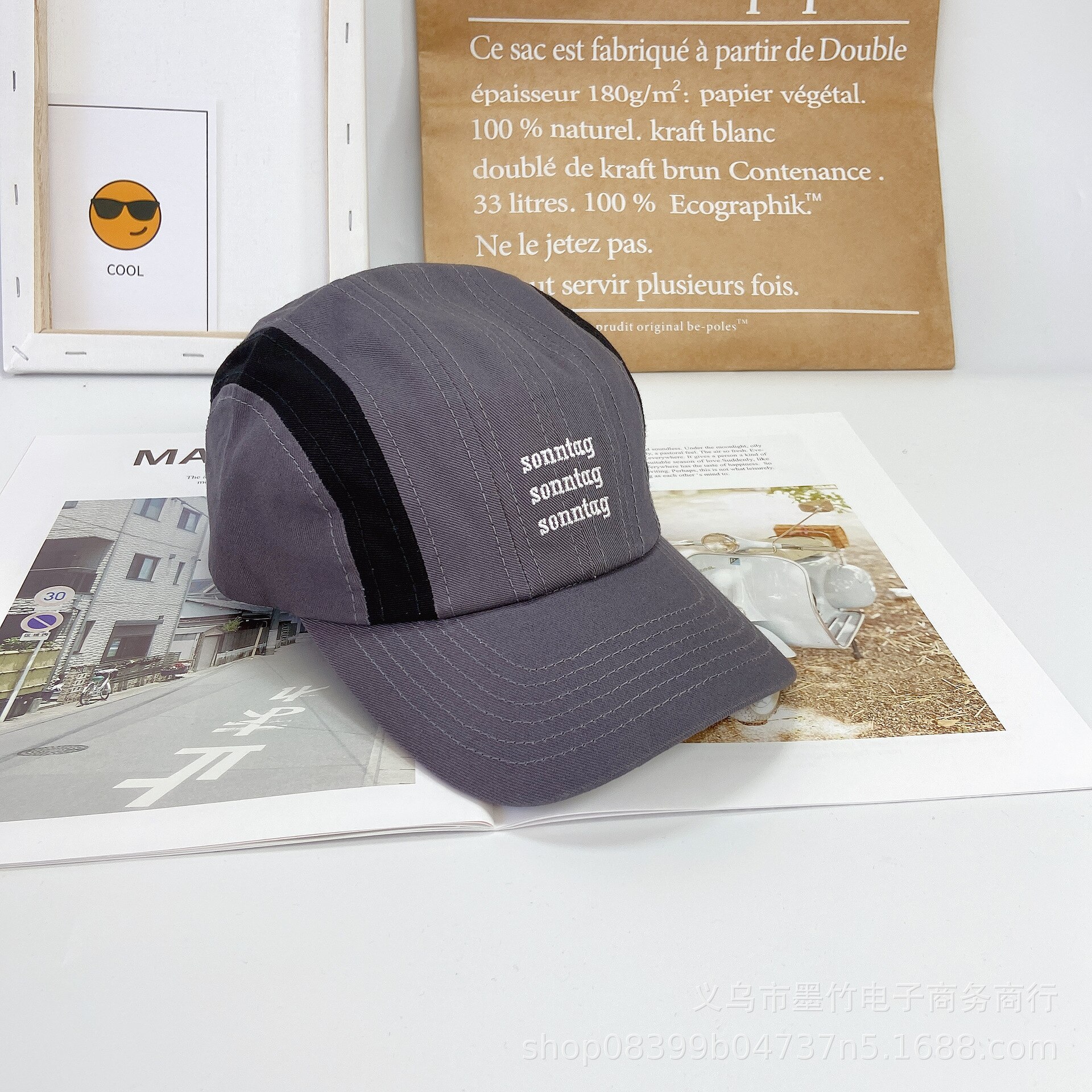 Grappige Duitse Zondag Alfabet Borduren Borduurwerk Ademend Baseball Cap Wilde Caps Unisex Mannen Herfst Lente Sport Langs Zonnehoed: 3