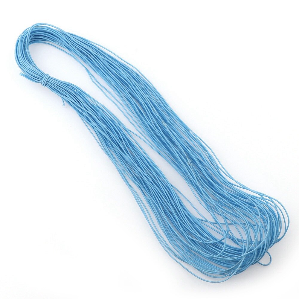 Corde élastique pour noyau élastique | 20 m/ensemble de 14 couleurs, 0.8mm ligne caoutchouc élastique, cordon de perles en Nylon, bracelet à bricoler, collier bijoux couture, accessoires de couture: DK1277-9