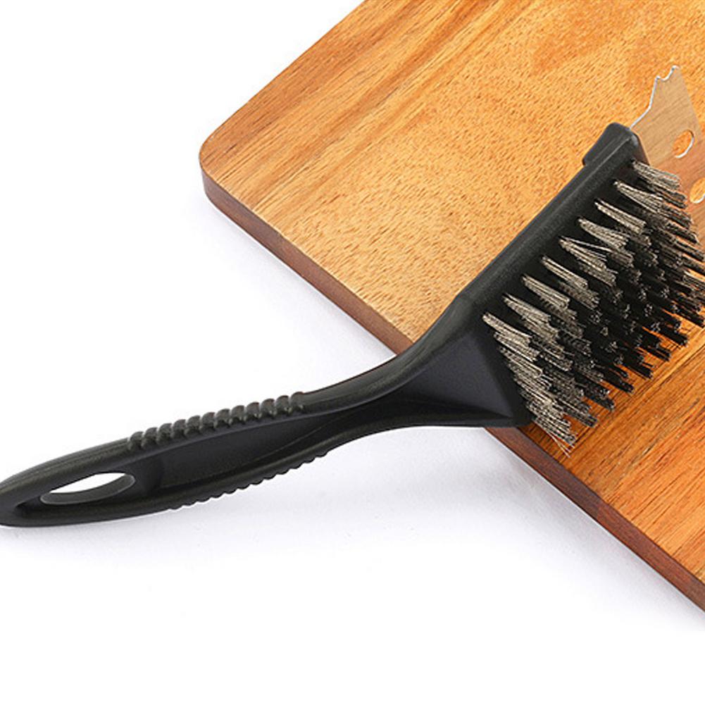 Multi-Function BBQ Barbecue Grill Cleaning Brush Oven Scraper Steel Wire Cleaner Tool Outdoor Barbecue Tools Kitchen Tools