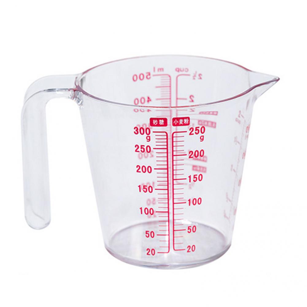 Lightweight Good Measuring Device Mug Plastic Measuring Mug BPA Free for Home