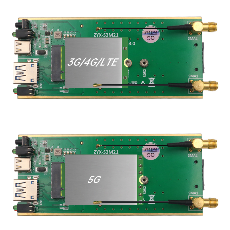 M.2 B Key NGFF zu USB 3.0 Adapter Drahtloser Kartenkonverter mit SIM-Kartensteckplatz für SIM Micro SIM Nano SIM 3G 4G 5G Modul für PC