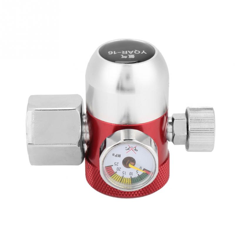 0-0.15MPa Rvs Mini Argon Reduceerventiel Gas Lassen Reduceerventiel Luchtstroom Regulator Gauge Flowmeter