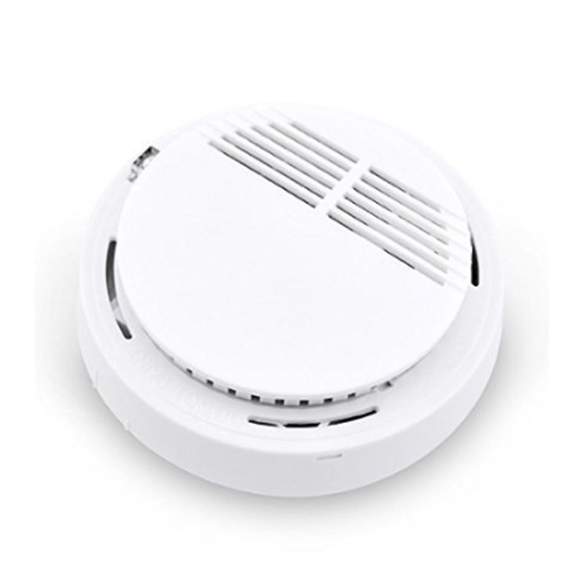 433Mhz Standalone Draadloze Rookmelder Sensor Voor Home Security Alarmsysteem Met Batterij Ingebouwde Witte Kleur