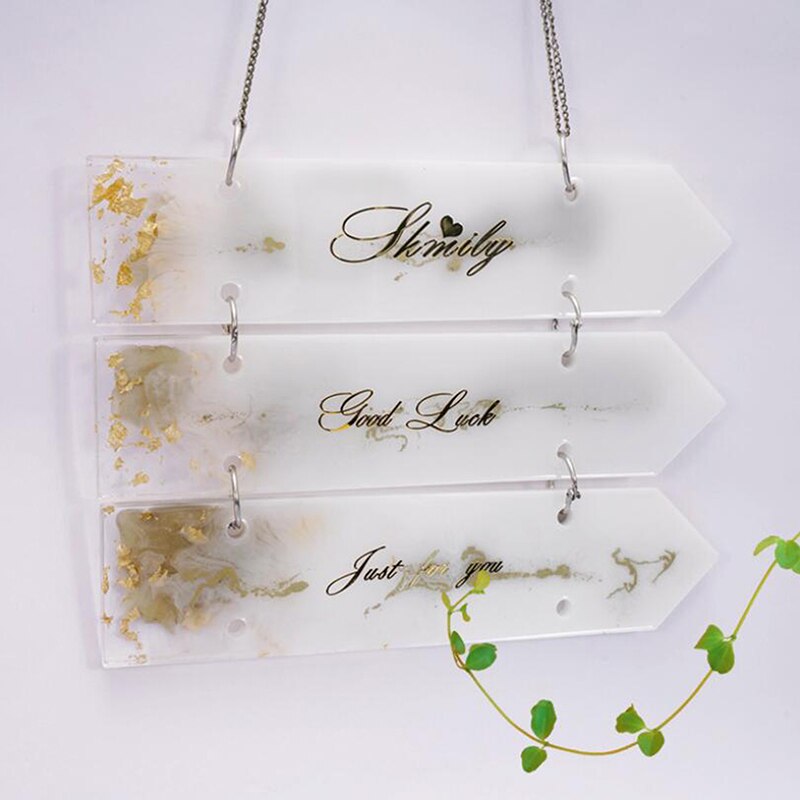 DIY żywica przezroczysta żywica epoksydowa drzwi tablicy rejestracyjnej formy wskaźnik znaki wita etykietki robić zawieszenia drzwi odlewania formy silikonowe