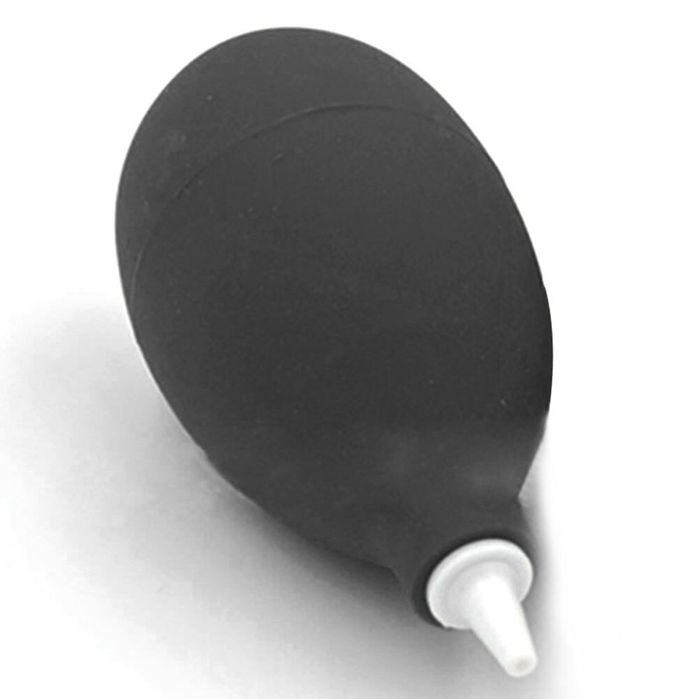 Rubber Metalen Mond Air Blower Pomp Dust Cleaner Voor Camera Horloge Telefoon Reparatie Clean Tool: Black