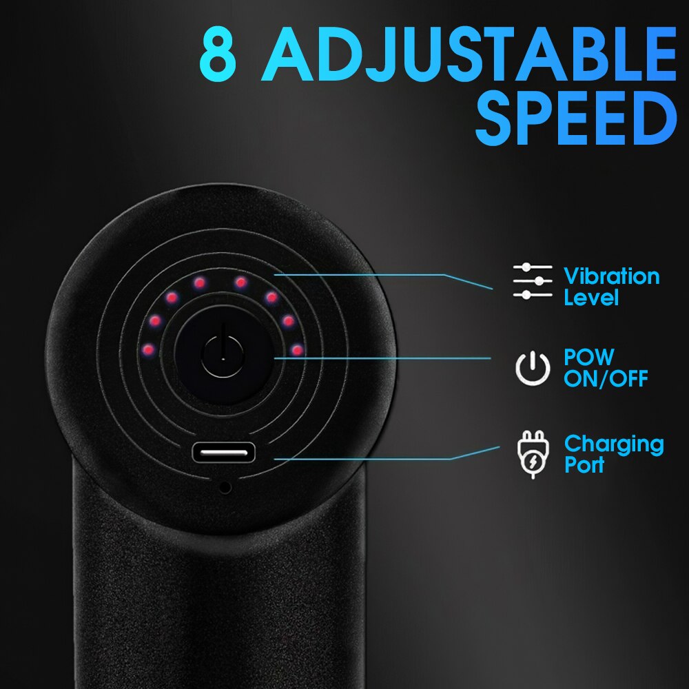 High-frequency Massage Gun Sports Relaxation Fitness Electric Massager Portable Slimming Shaping Pain Relief