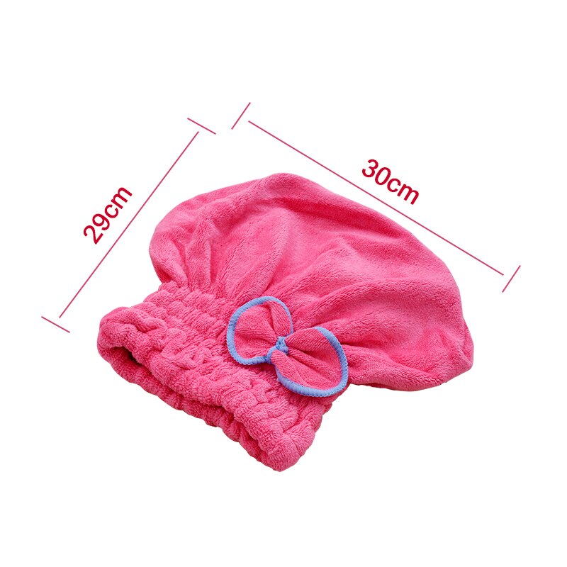 Nopea hiustenkuivaus pyyhehattu bowknot wrap pyyhe suihkumyssy naisille kylpyläkuivaus hiuspyyhe mikrokuitu nopeasti kuivuva hiusturbaani