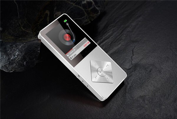 SMILYOU Speaker metal mp4 Player 4GB 8GB 16GB HIFI Lossless Sound music alloy mp4 Music Player FM Radio Voice Recorder E-Book: Silver / 4GB