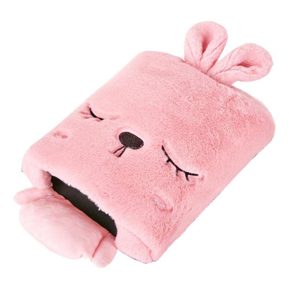 USB z postacią z kreskówki podgrzewana podkładka pod mysz zwierzęta Lovely Lady cieplejsze ręce biuro zimowa podkładka pod mysz dla kobiet pracujących Dropship: Pink  A