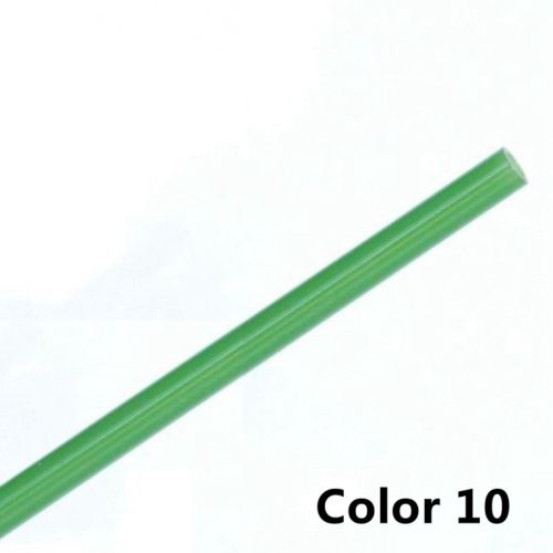 1pc Straight Simple Wedding Pure Color Pyrex Glass Drinking Straw Flat Birthday Reusable Party 20cm 9 Color: 10