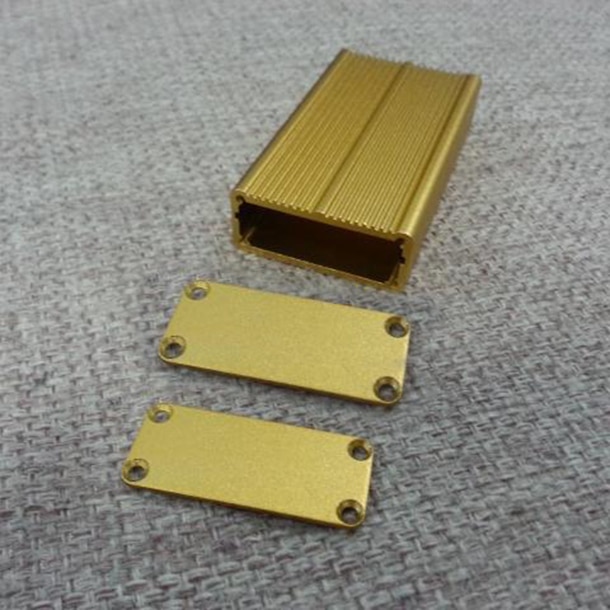 Lega di alluminio shell Strumento elettrico recinto PCB progetto box DIY 45X18X80mm NUOVO