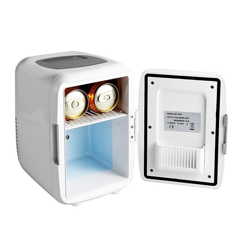 4L Mini Refrigerator Car Cold Warm Dual Purpose Household Freezer Portable Car Travel Food Fruit Storage Refrigeration Machine