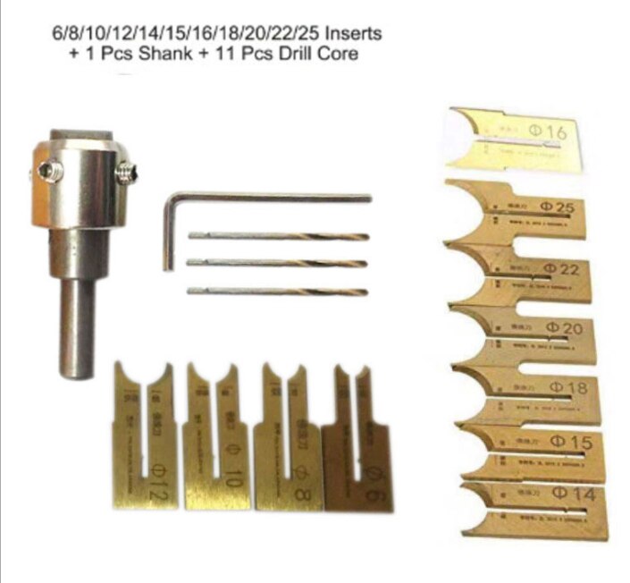 Patroon Houten Kraal Maker Kralen Boor Mini Frees Set Kit Tool Voor Diy: 16PC