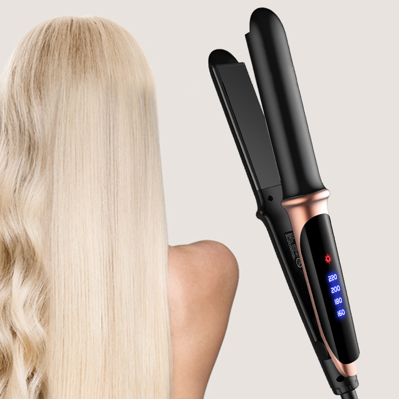 Glätteisen Haarglätter 2-in-1 Professioneller Haarglätter Haareisen Lockenstab Glätteisen