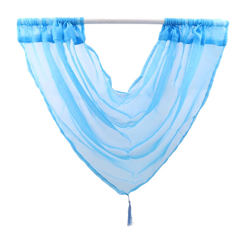 Romantische Moderne Effen Kleur Translucidus Venster Gaas Thuis Gordijn Voor Home Decor Woonkamer Slaapkamer Decoratie Enkele Pc