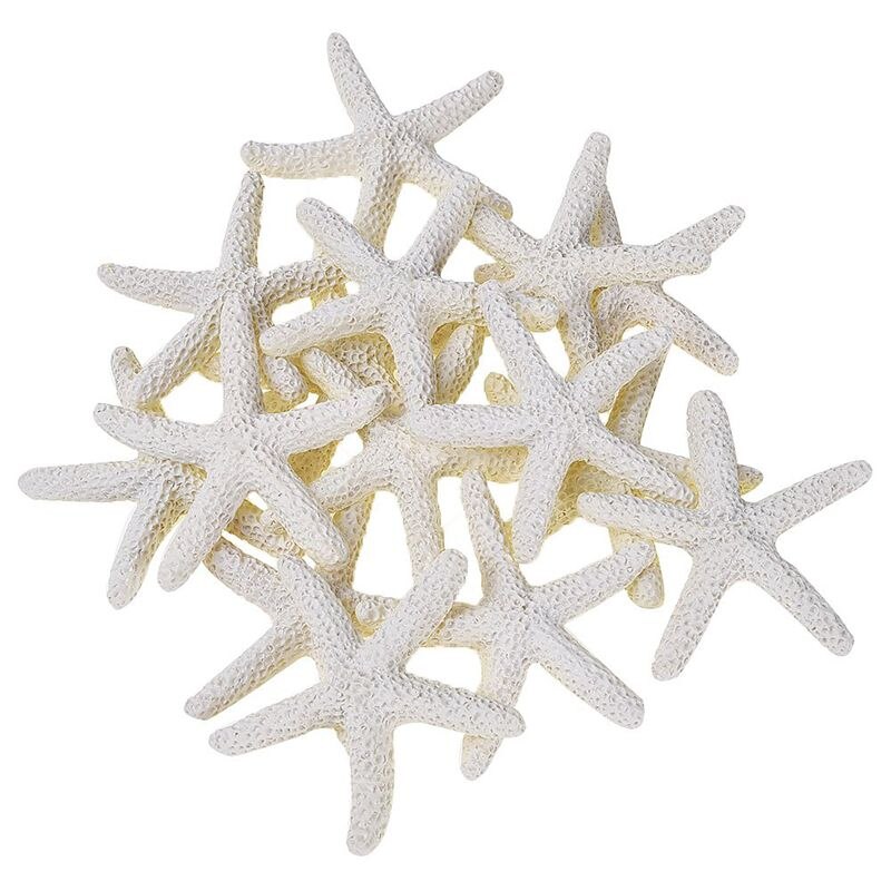 15 Pieces creamy-white Pencil Finger Starfish For Wedding Decor, Home Decor And Craft Project: Default Title