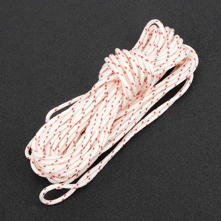 10m/32.8ft Fiber Chainsaw Lawn Mower Starter Rope Cord Replacement Outdoor Equipment Accessory Lawn Mower Accessories