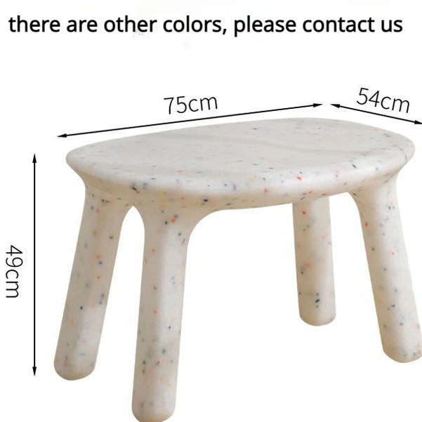Kunststoff Stuhl Tisch Nordic Wind Umweltschutz Schuh wechsel Hocker Outdoor kleine Bank Ottomanen Wohnzimmer Möbel