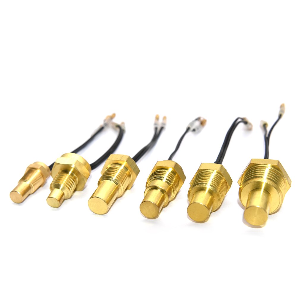 12V 24V coche camión Digital Sensor de temperatura del agua NPT1/8 50K cabeza 10mm 12mm 14mm 16mm 18mm 20mm 22mm 17mm 18mm 21mm temperatura del agua del remitente