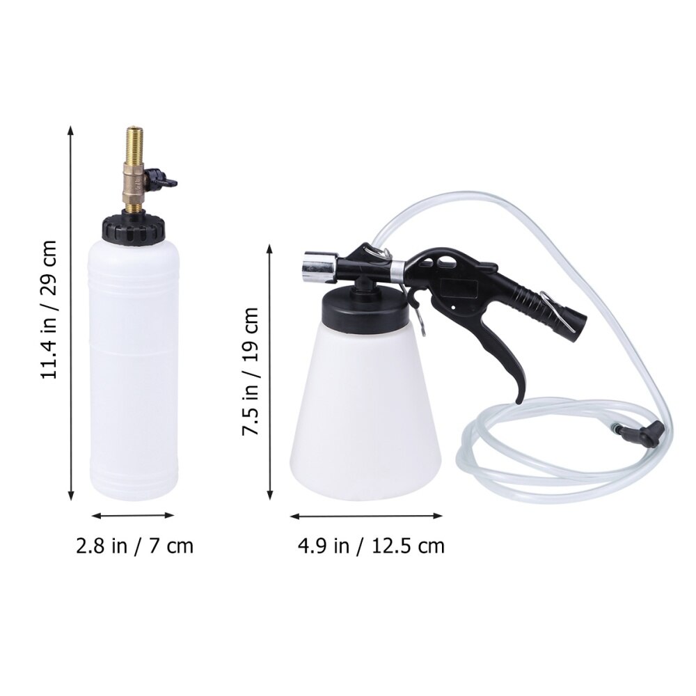 1PC Universal Large Capacity Fluid Bleeder Bleeding Kit Air Brake Bleeder Vacuum Brake Fluid Bleeder