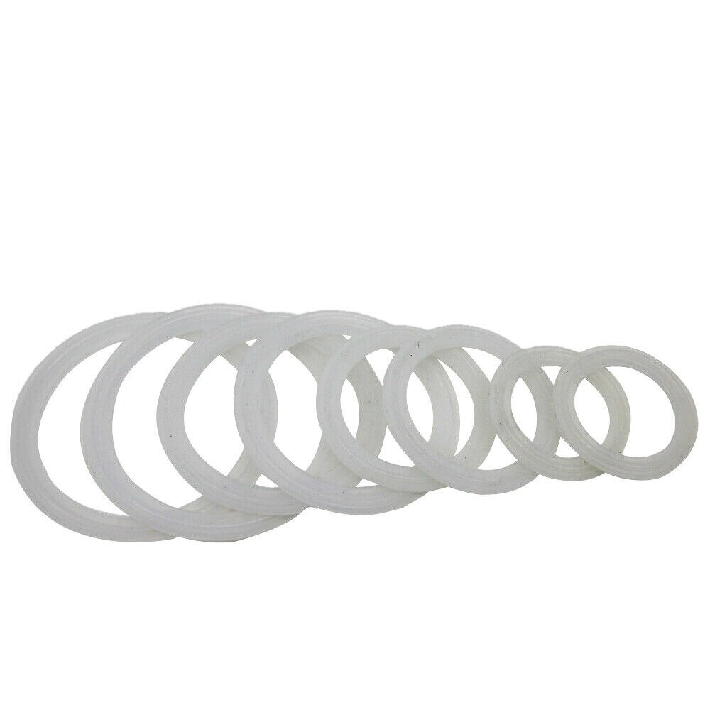 Tatal 10 Stuks 100-1000Ml Vloeibare Vulmachine O Ringen/1 Sets Van De Onderdelen Wit Gewone O-Ring