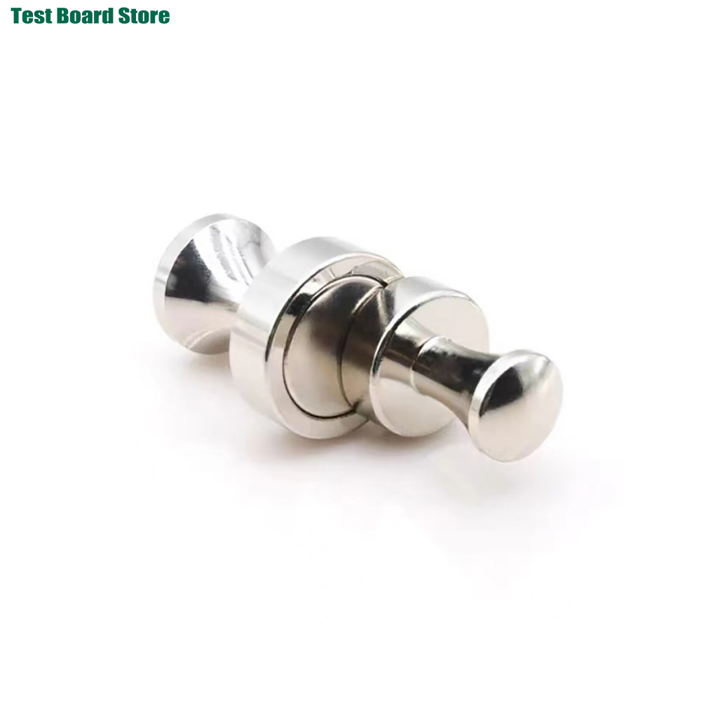10/20/40/50pcs Strong Push Pin Magnet, Metal Magnet Strong Magnetic Pin Refrigerator Whiteboard Magnetic Pin Office Supplies