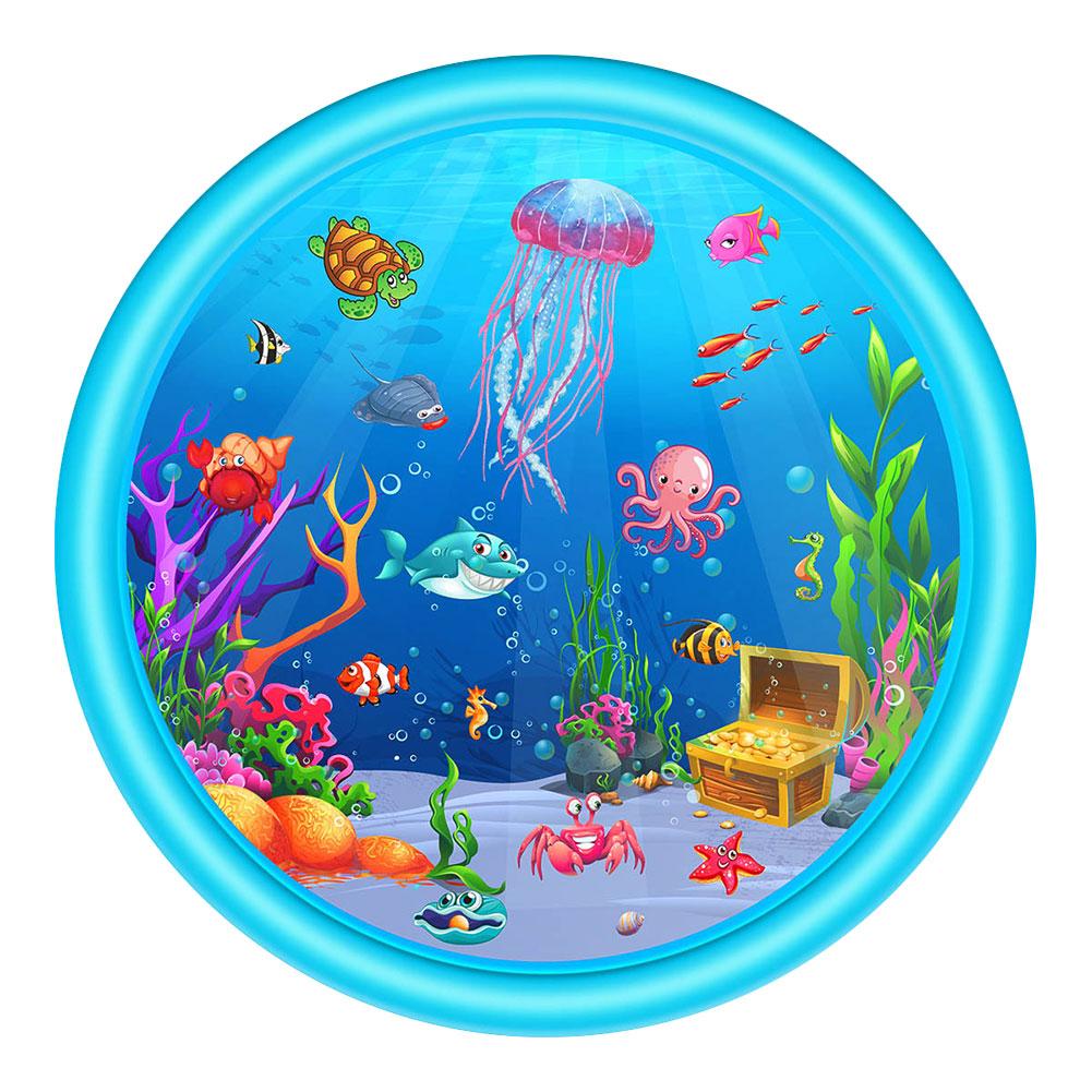Opblaasbare Splash Pad Sprinkler Outdoor Water Fun Splash Pad 3 In 1 Waden Zwembad Voor Achtertuin Jongens Meisjes
