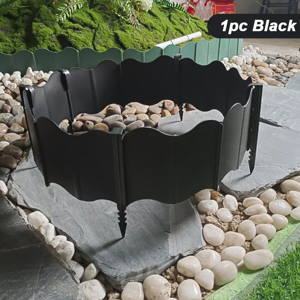 Chemin de clôture de bordure de pelouse d'herbe de jardin pour separer les lits de pelouse et de fleurs fournitures de jardin bordure de paysage pour jardin de cour: Bourgogne