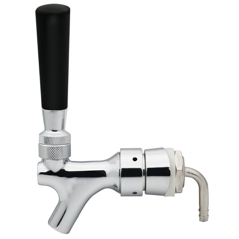 Draft Beer keg Faucet with Flow Controller Chrome Plating Shank Tap