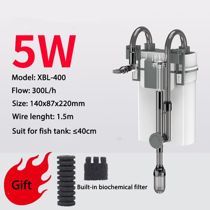 Image showcasing SUNSUN XBL Series Fish Tank Filter Wall Mounted Fi... – Grandado
