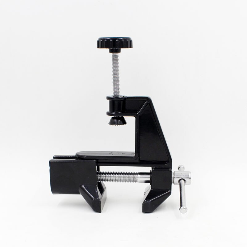 Torno fixo de liga de alumínio 45mm, ferramenta preta de reparo fixo para faça você mesmo