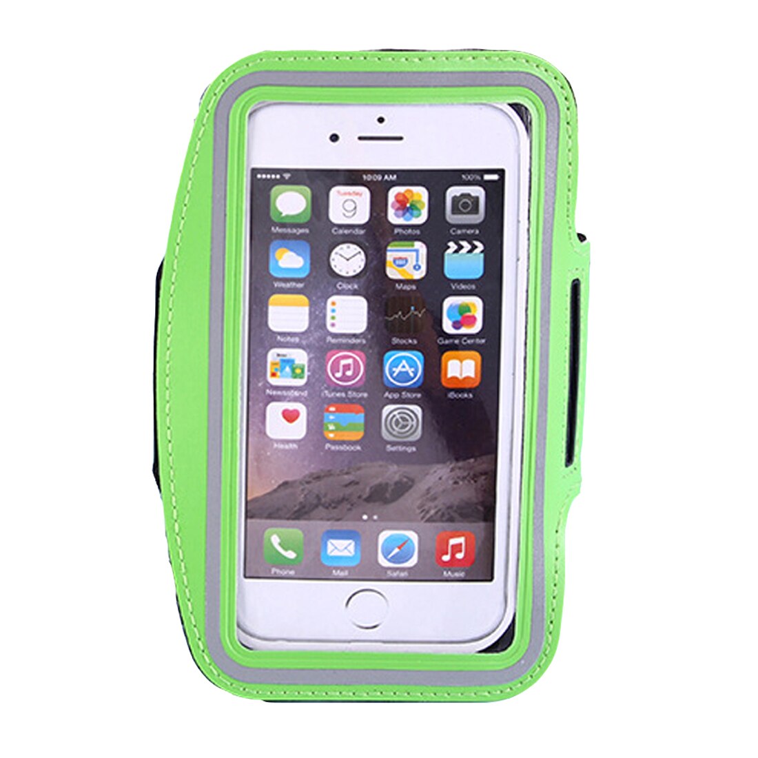 Impermeabile Universale Brassard Corsa e Jogging Palestra Cassa del Bracciale di Sport Del Telefono Mobile della Fascia di Braccio Del Sacchetto Del Supporto per il iPhone 6 7 8 Smartphone: 4.7 inch green