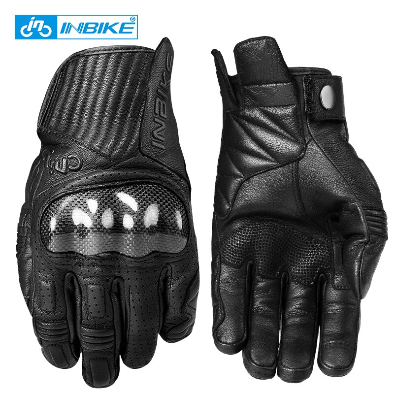 INBIKE Volle Finger Motorycle Handschuhe berühren- Bildschirm Motorrad Stoßfest Handschuh Schutz Getriebe Moto-Cross Fahrrad MTB Handschuhe für Motor-