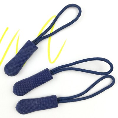 10 Stks/zak PVC Rits Trekkoord Rits Pull Puller End Fit Touw Tag Fixer Zip Koord Mix Kleur voor Kledingstuk tassen: Style 10