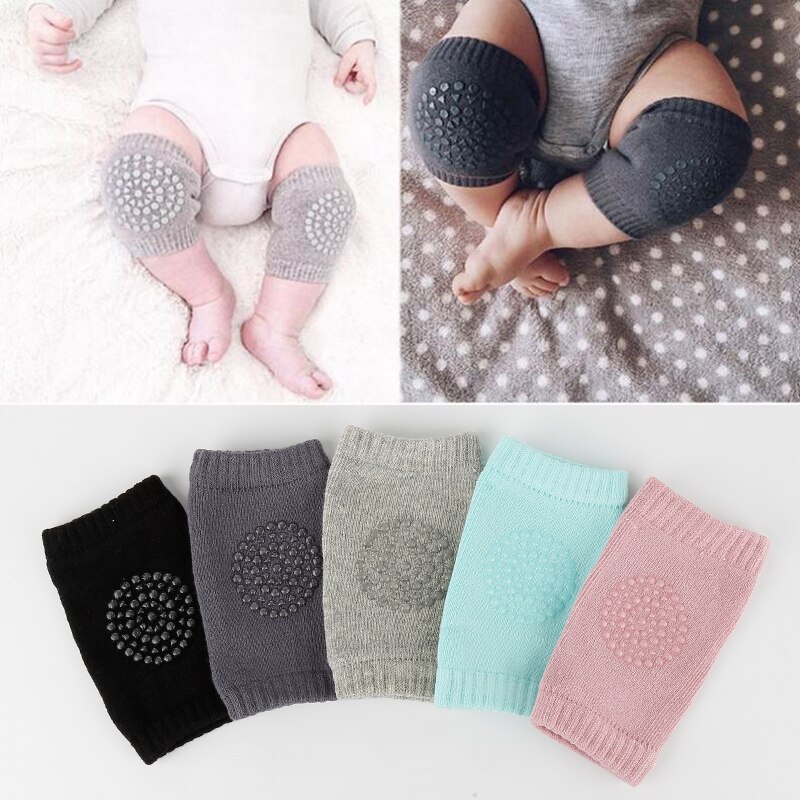 Baby Krabbeln Ellbogen Kneepad Schutz Kissen Kleinkinder Baby Mädchen Jungen Sicherheit Knie Pads Gittergewebe Krabbeln Baumwolle Kleinkind Bein Wärmer