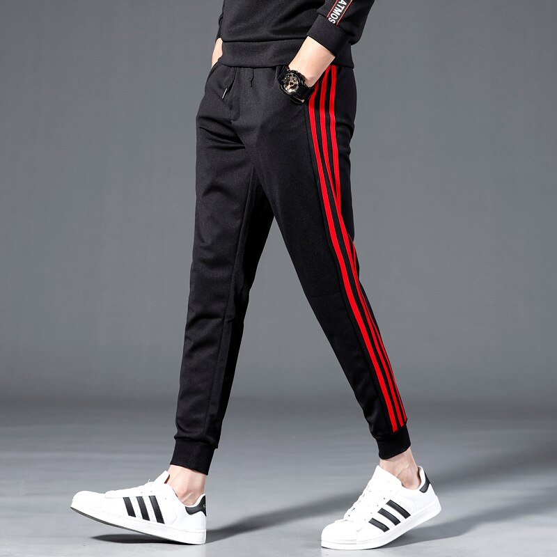 Wwkk Broek Calabasas Streep Sport Broek Straat Mannen Vrouwen Trekkoord Casual Fashio Jogging Seizoen 4 Drie Bars Broek