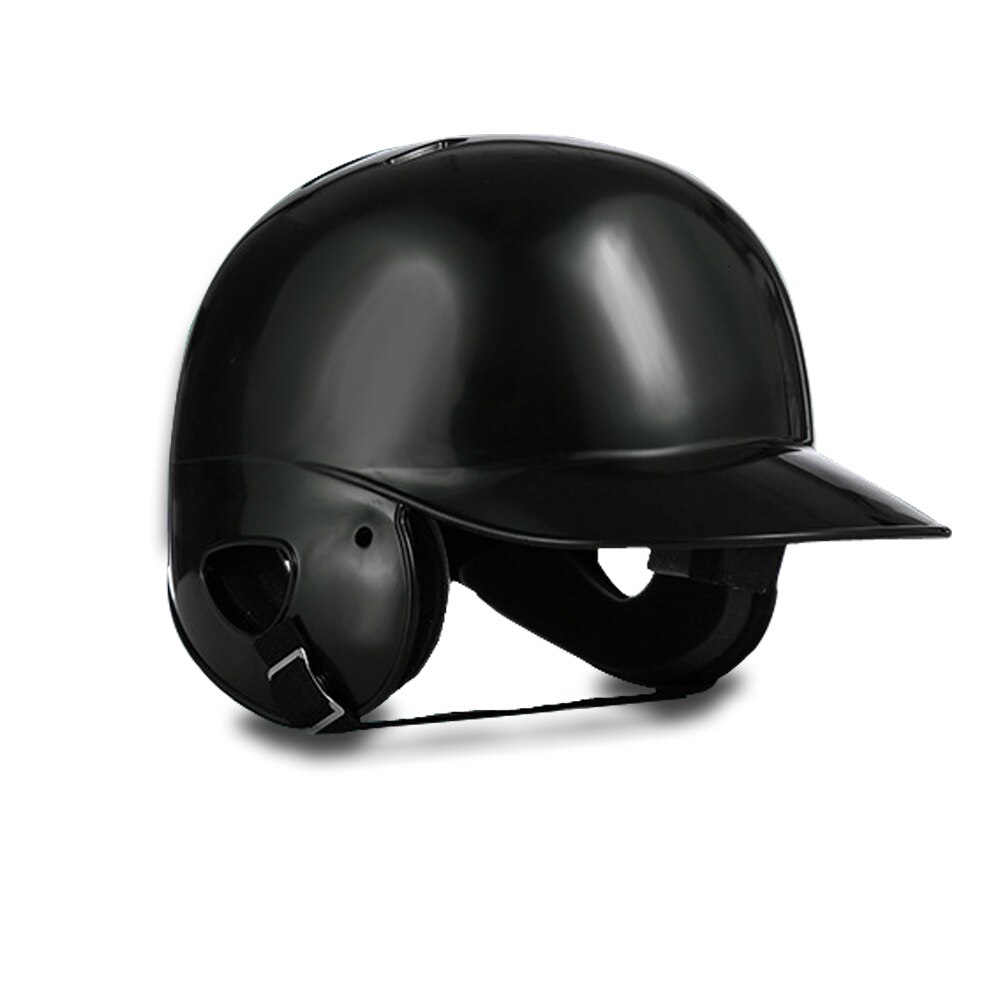 Baseball hjelm til baseballkamp træning hovedbeskyttelse baseball protecter hjelm cap børn teenager voksen casco: Sort / M