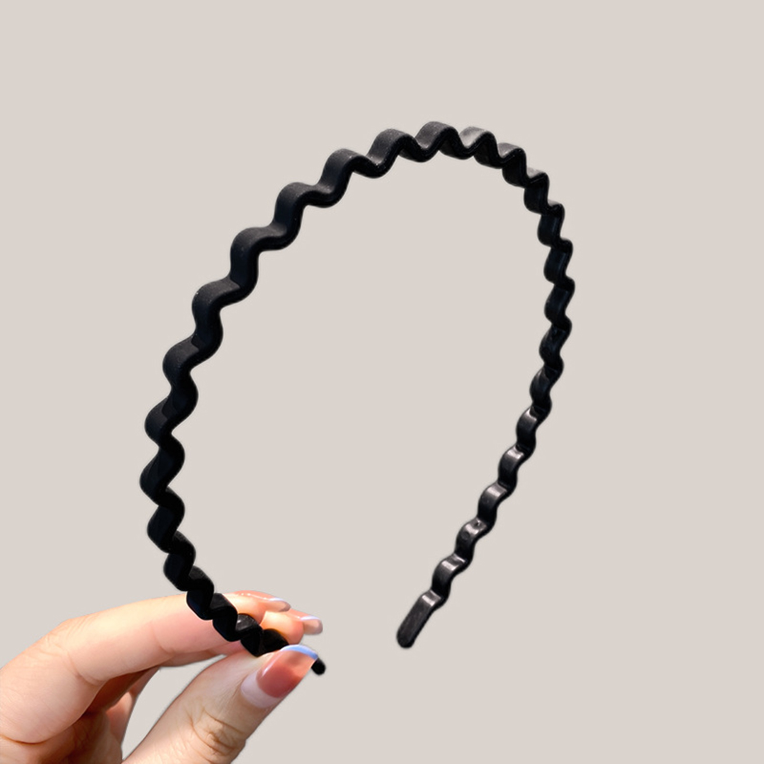 Antislip haarbanden voor vrouwen mannen eenvoudige bezel hoofdband wassen haar pony houder gezichtsmasker haar hoepel haarband haaraccessoires: GRIJS