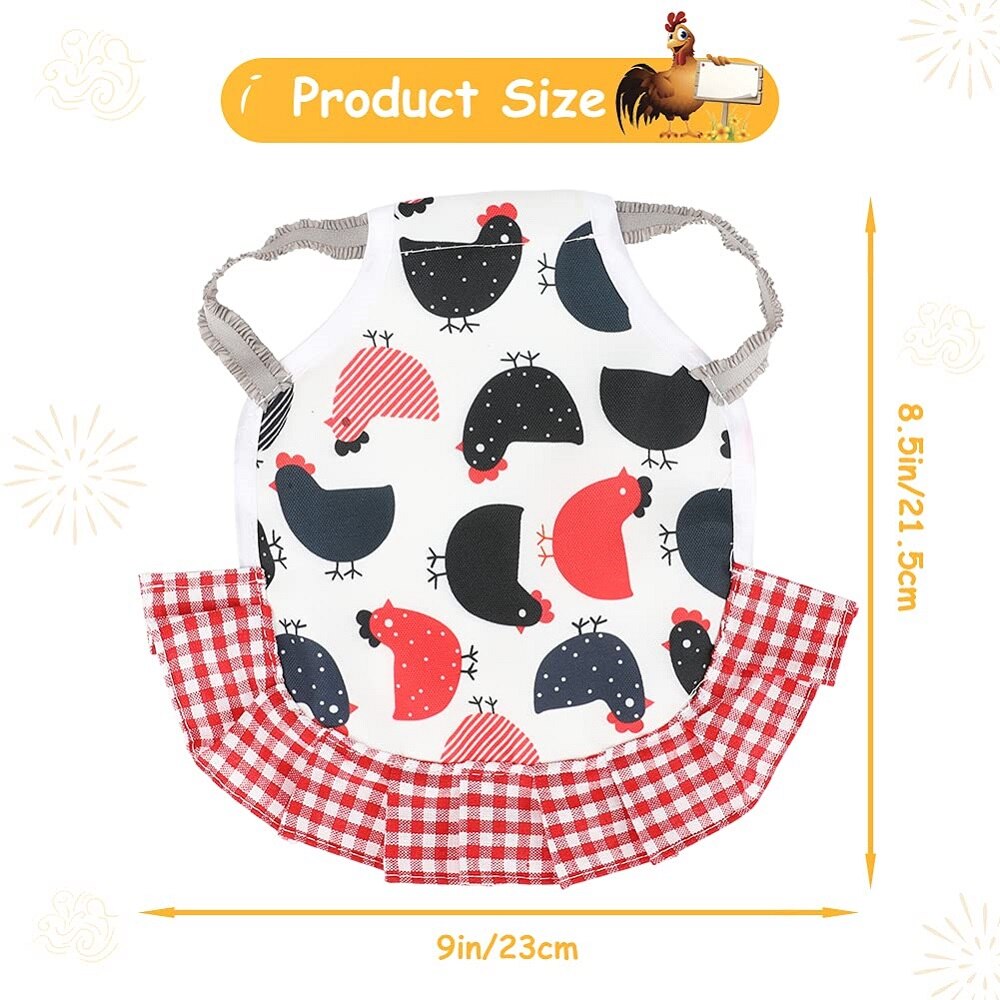 Chicken Duck Wings Back Protector Chicken Saddle Chicken Apron Perfection for Poultry Back and Wings Spring Protection Holder